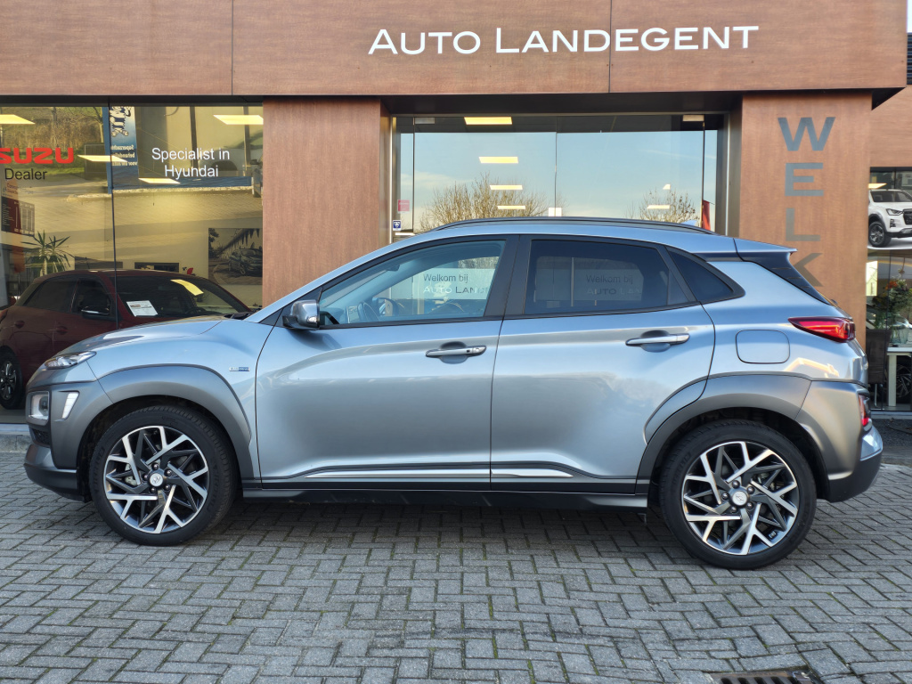 Hyundai Kona 1.6 gdi hev premium | lederen bekleding | stoel/stuur verwarming | trekhaak