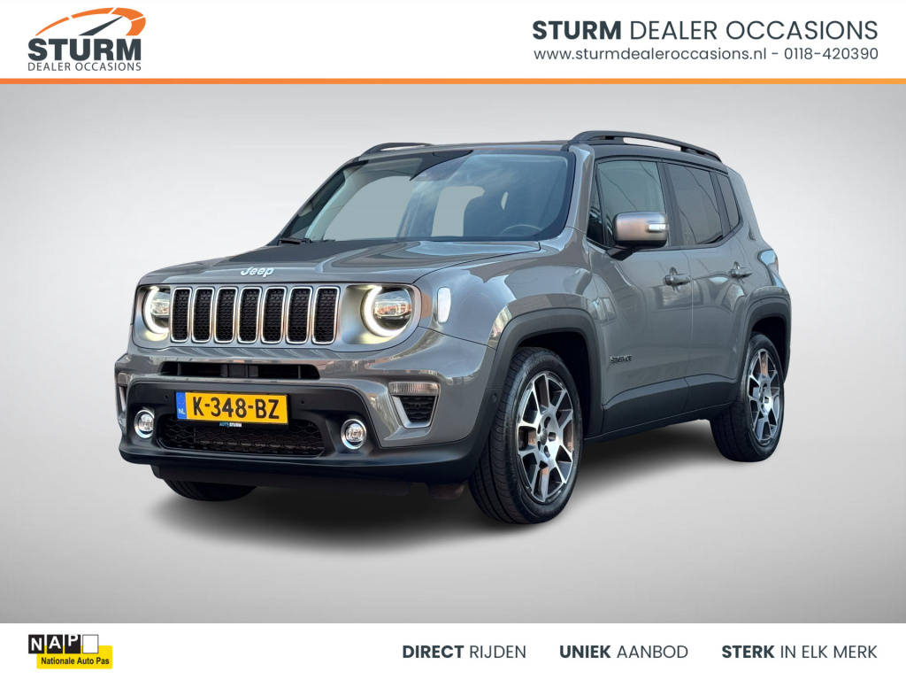 Jeep Renegade 1.3t ddct limited nl-auto, parking + full-led pack!