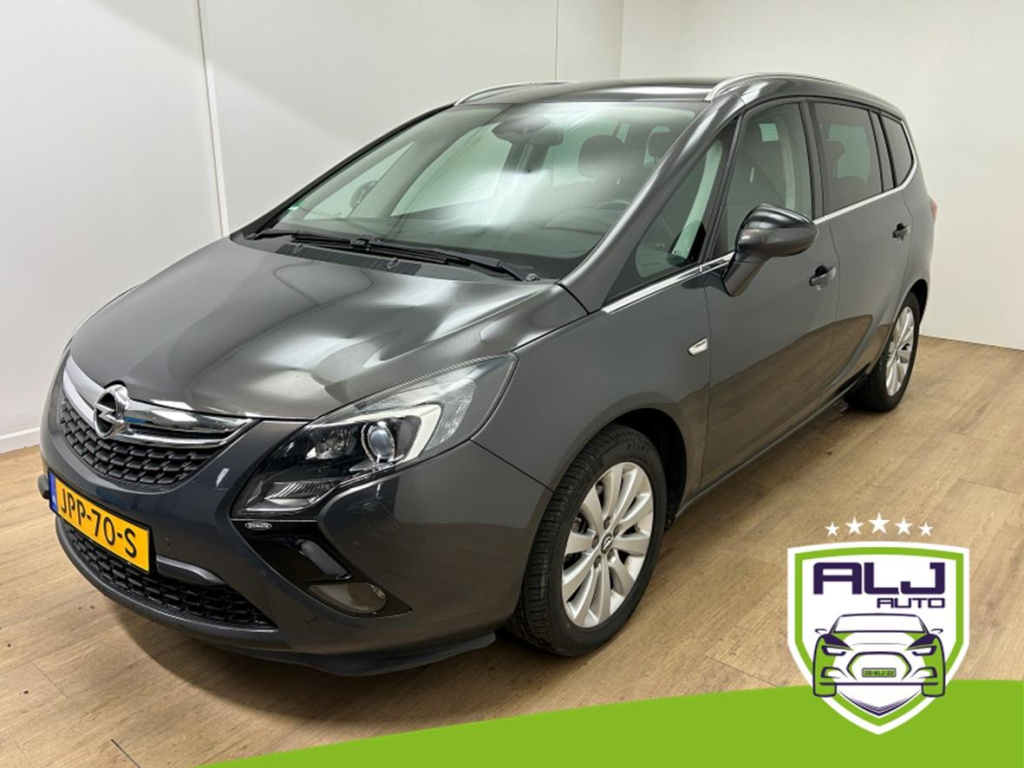 Opel Zafira tourer occasion | grijs | tweedehands opel zafira | airco | stoelverwarming | bluetooth | cruisecontrol
