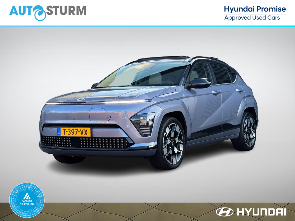 Hyundai Kona electric premium sky 65.4 kwh soh 99% nl-auto + 1e eigenaar, meest luxe uitvoering!