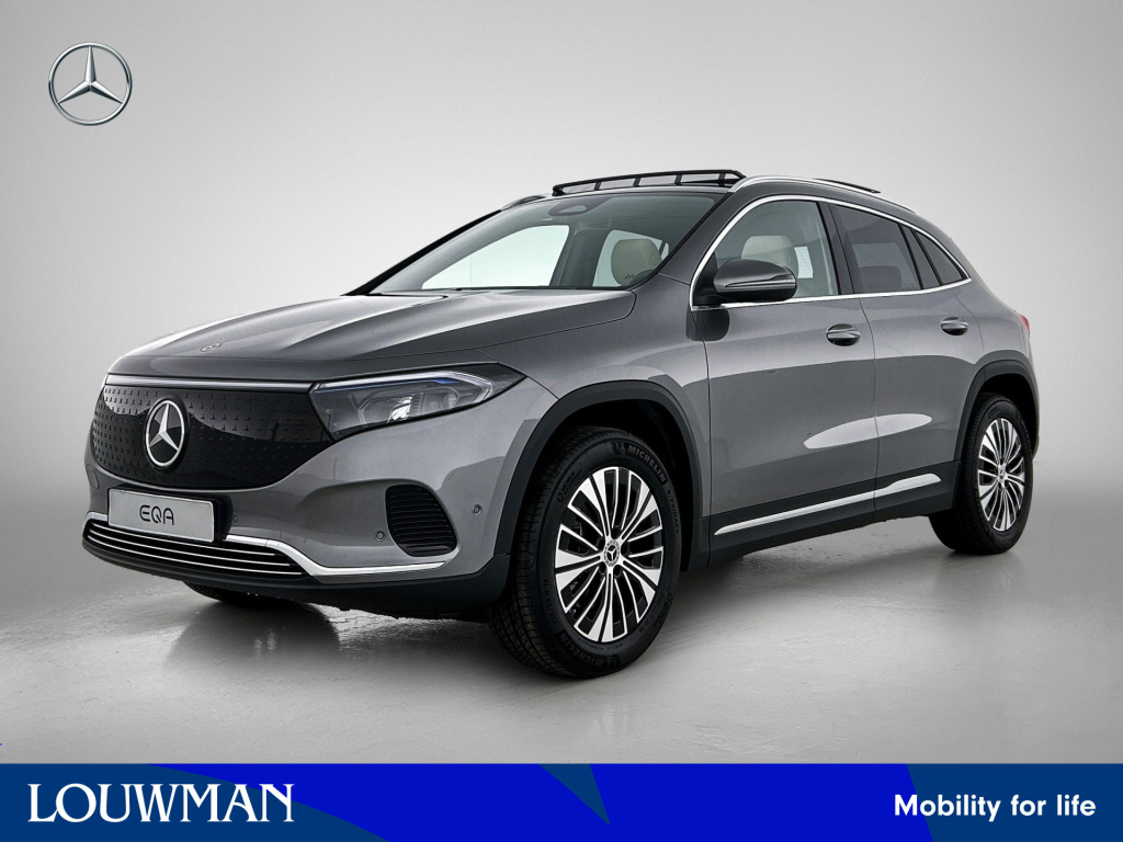 Mercedes-Benz Eqa 250+ business solution luxury 71 kwh | winter pakket | sierdelen lindenhout zwart | donkergetint glas achter | easypack achterklep | panoramaschuifdak | smartphone integratie | stoelverwarming voor |