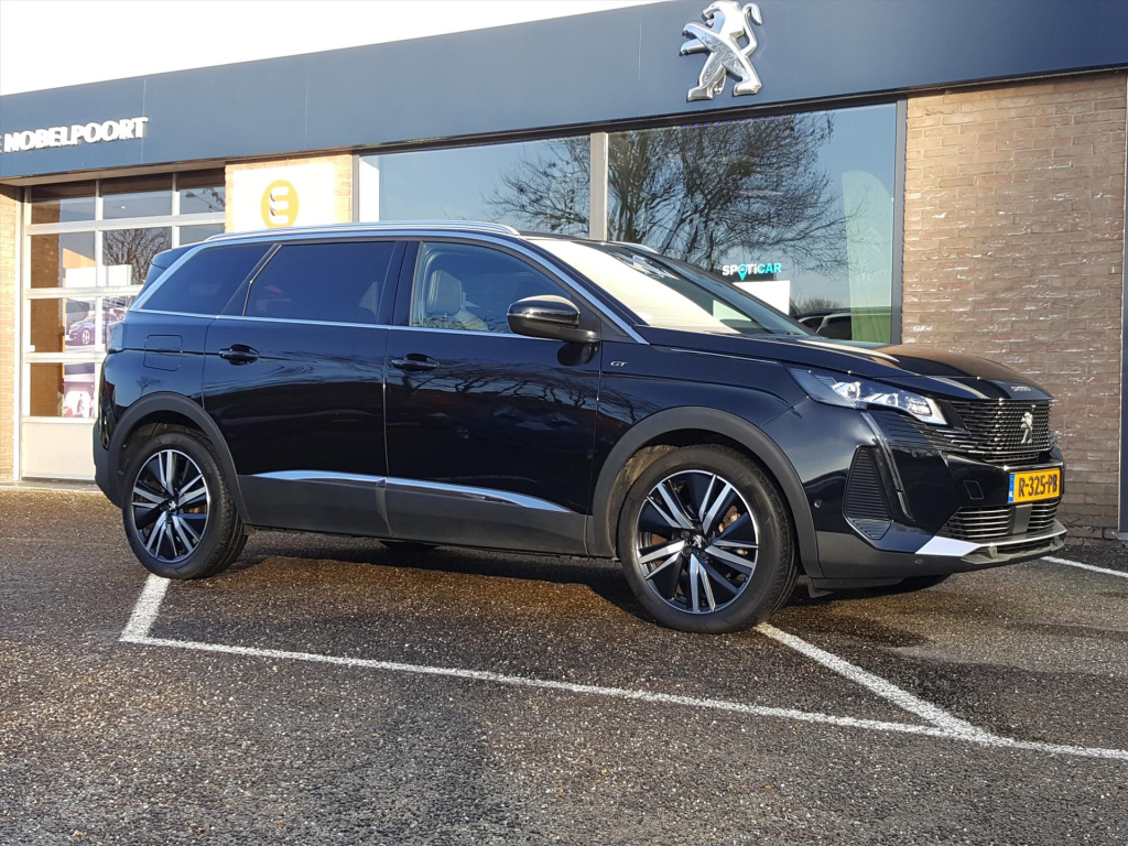 Peugeot 5008 gt 1.2-130pk automaat(t8/7p)trekhaak | apple carplay&android auto | elektrische kofferklep | achteruitrijcamera | keyless | navi |adaptieve cruise|19'