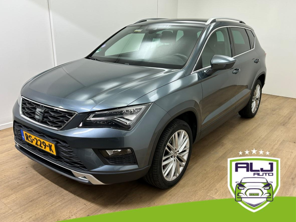 Seat Ateca occasion 1.4 ecotsi xcellence | grijs | tweedehands seat ateca | airco | cruisecontrol | achteruitrijcamera | carplay