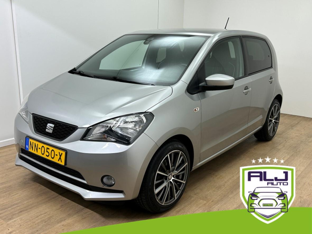 Seat Mii occasion 1.0 sport connect | grijs | tweedehands seat mii | airco | bluetooth audio | cruisecontrol