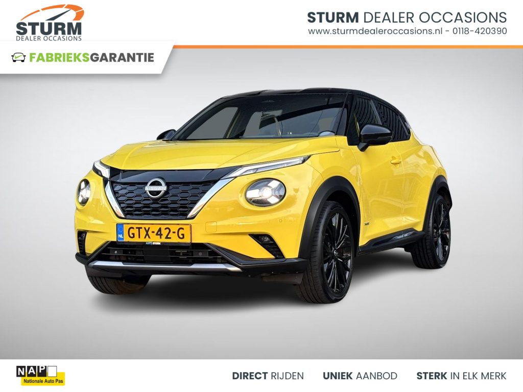 Nissan Juke 1.6 hybrid n-sport nl-auto, alle optiepakketten!