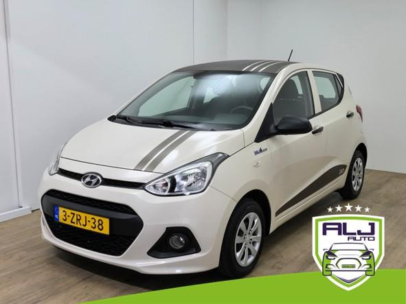Hyundai I 10 occasion 1.0i i-motion | creme | tweedehands hyundai i10 | airco | carplay radio