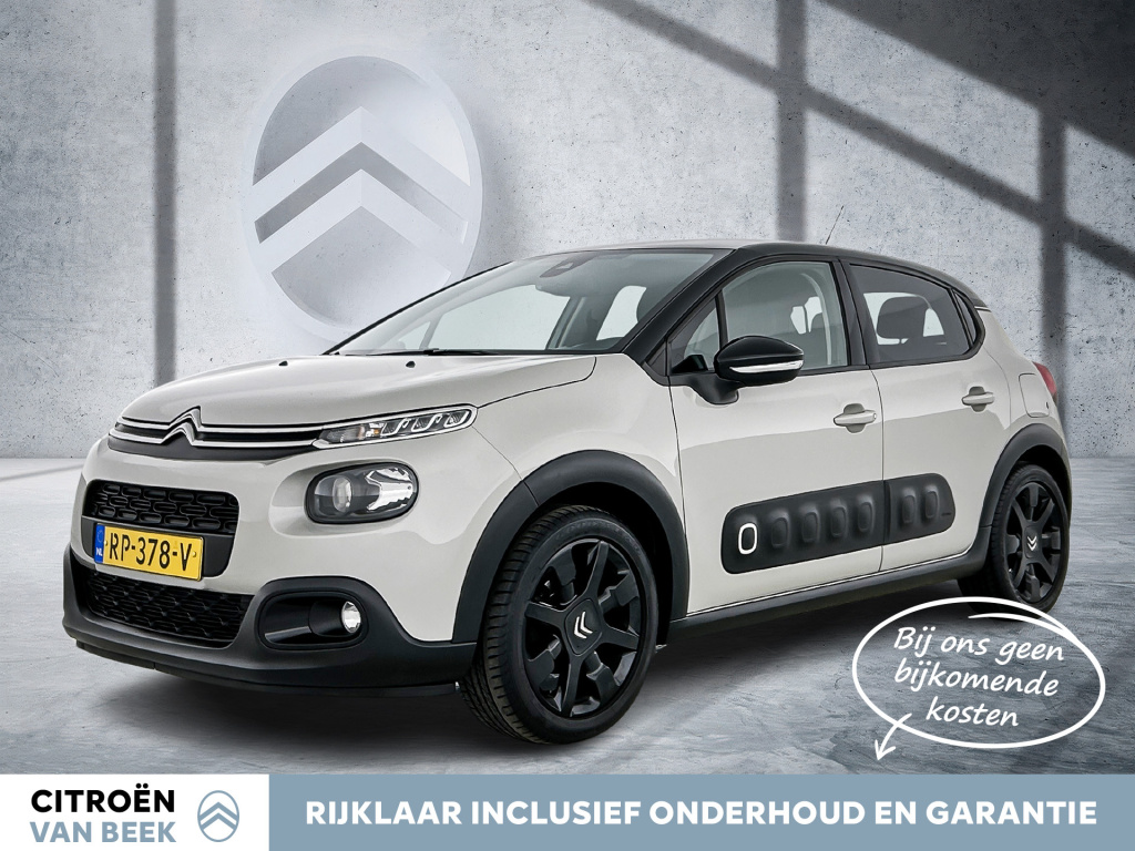 Citroen C3 82 pk shine | rijklaar | trekhaak | camera | 17" lm velgen |