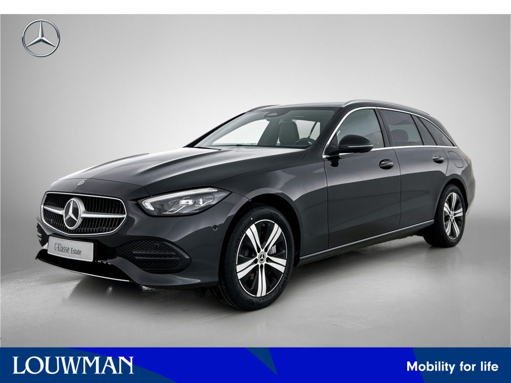 Mercedes-Benz C-Klasse estate 300 e business solution | trekhaak | donkergetint glas achter | antidiefstalpakket guard 360° plus | easy pack achterklep | sfeerverlichting | smartphone integratie | stoelverwarming voor |