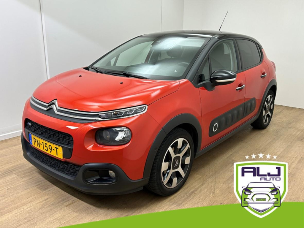 Citroen C3 occasion 1.2 puretech s&s shine | oranje | tweedehands citroen c3 | airco | cruisecontrol | bluetooth | panoramadak