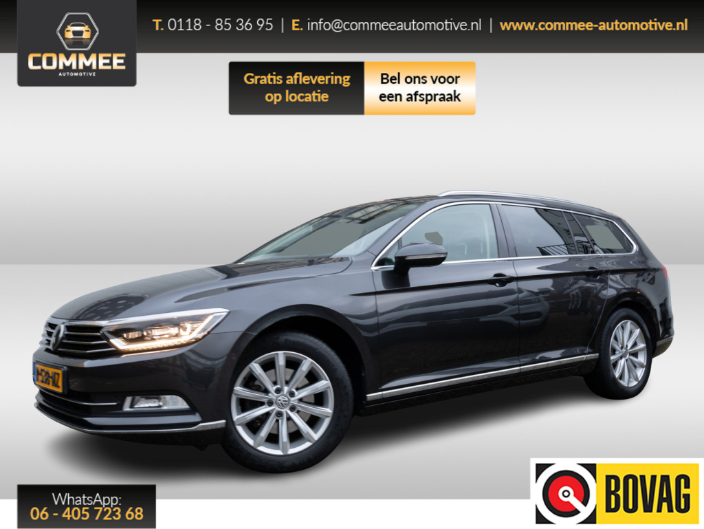 Volkswagen Passat variant 1.8 tsi highline 180 pk nav i trekhaak i acc i applecp
