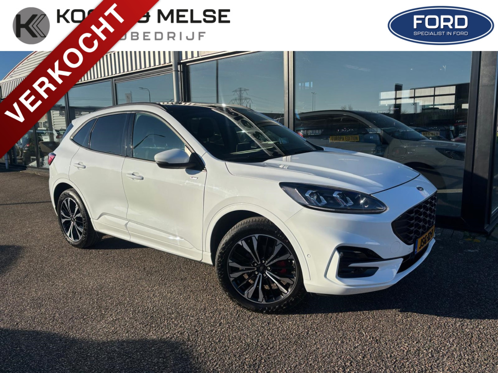 Ford Kuga 2.5 phev e-cvt 225pk st-line x , pano dak , adaptive cc , voorruitverwarming , stoel en stuurverwarming ,