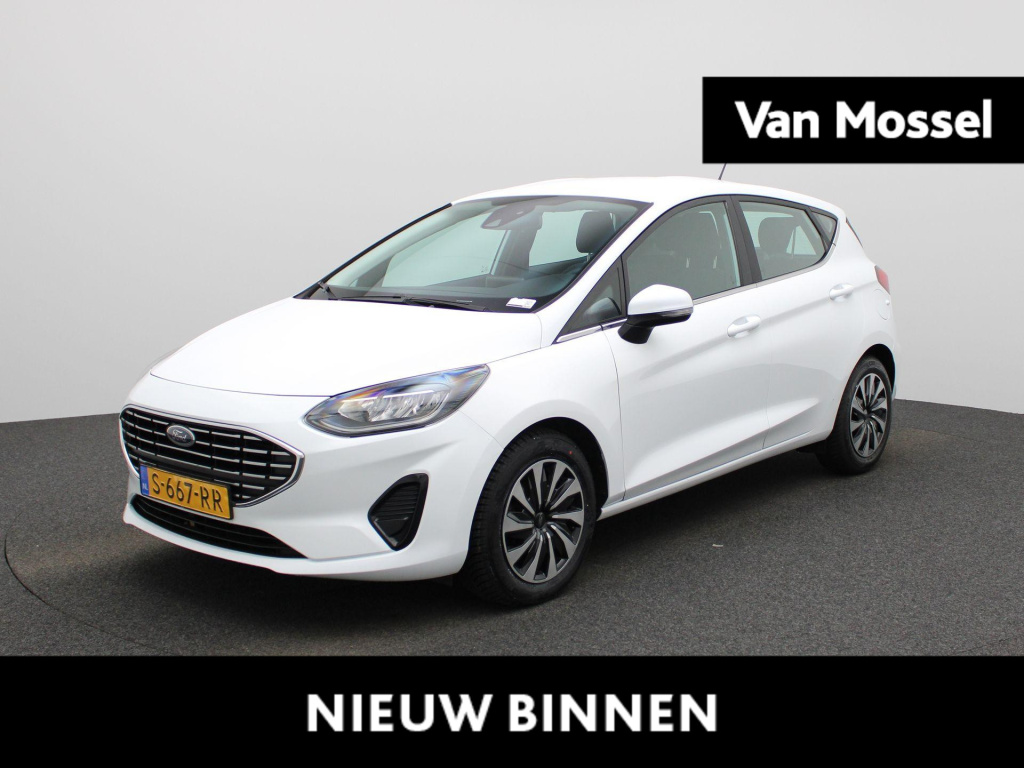 Ford Fiesta 1.0 ecoboost hybrid titanium | apple carplay / android auto | cruise control | parkeer sensoren | bluetooth | climate control | lage km stand | dab