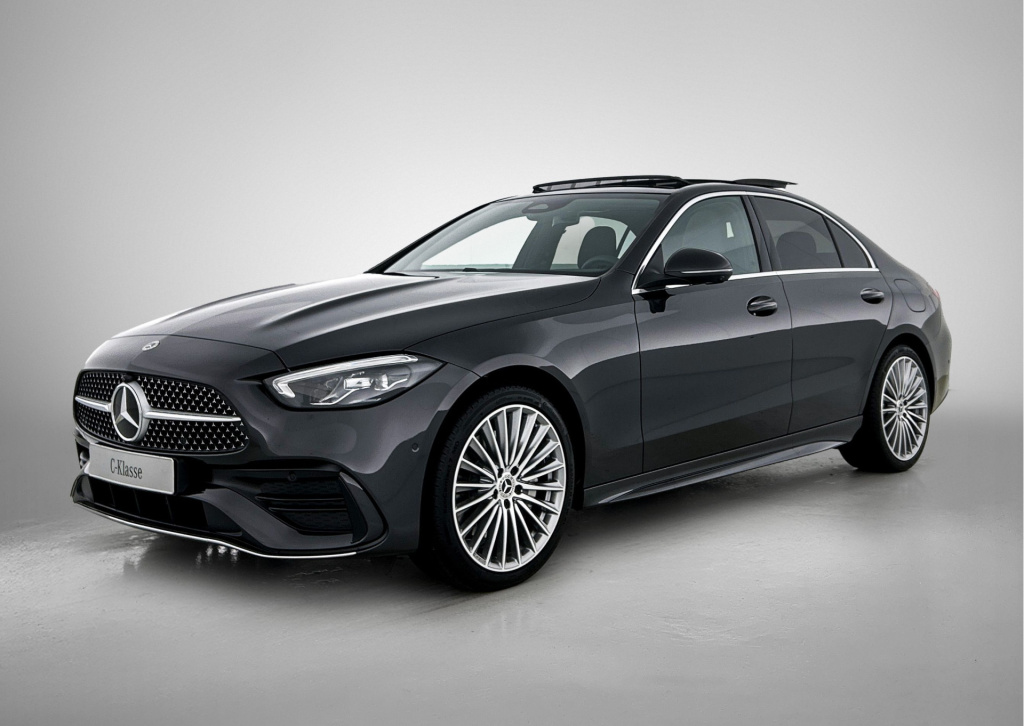 Mercedes-Benz C-Klasse 300 e business solution amg | memorypakket voorstoelen | smartphone-integratie | 360°-camera | 19 inch amg velgen | antidiefstalpakket guard 360° plus | panoramaschuifdak | dodehoekassistent |