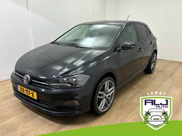 Volkswagen Polo occasion 1.0 tsi comfortline | zwart | tweedehands volkswagen polo | airco | cruisecontrol | achteruitrijcamera