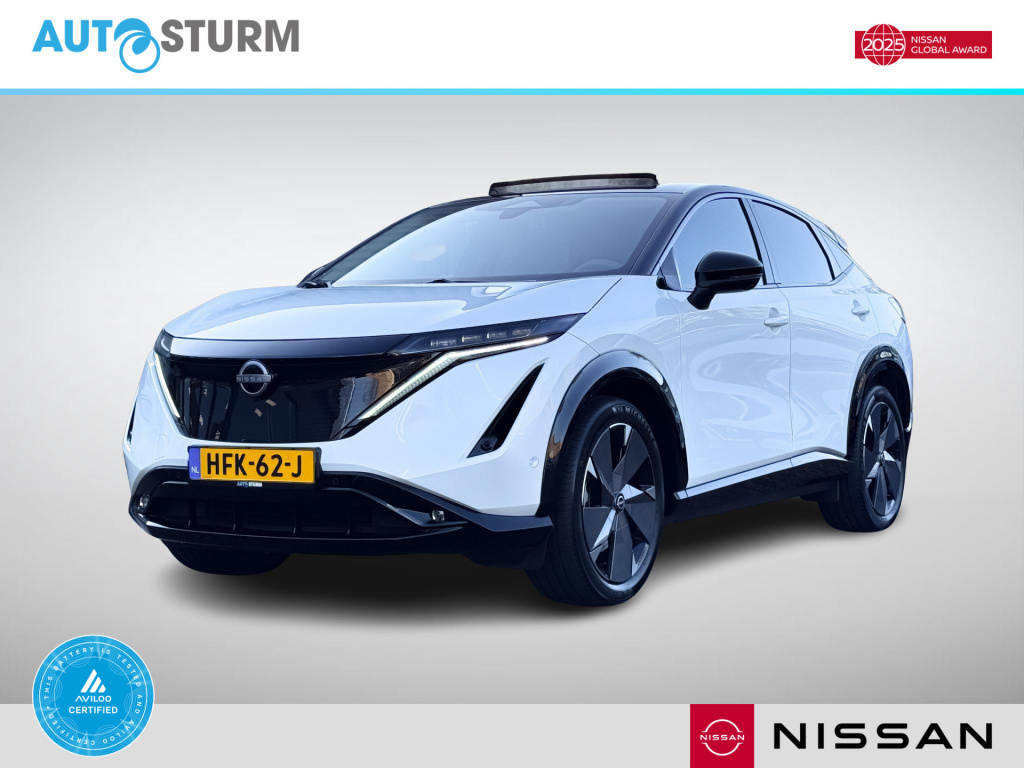 Nissan Ariya evolve 91 kwh soh 99% nappa leder, meest luxe uitvoering!