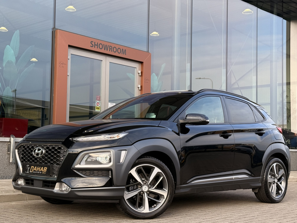 Hyundai Kona 1.6 t-gdi premium | krell audio | schuifkantel / dak | head-up | apple carplay | achteruitrijcamera | stoel verwarming / koeling