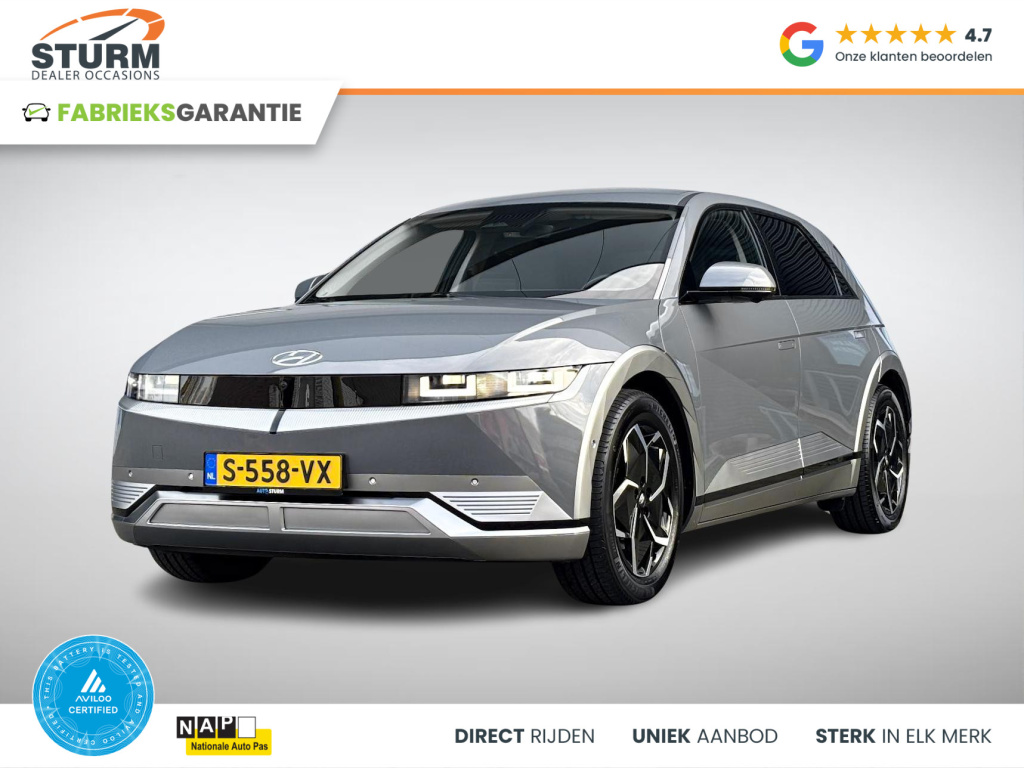Hyundai Ioniq 5 lounge 77.4 kwh soh 98% incl. trekhaak afneembaar!