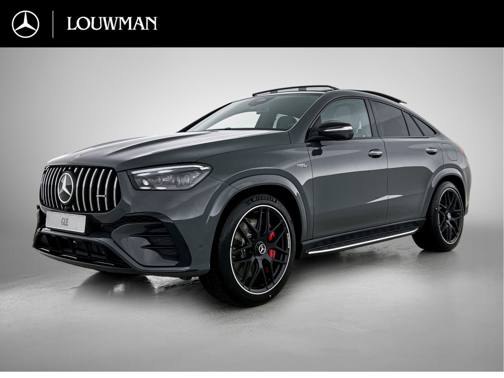Mercedes-Benz Gle coupé amg 53 hybrid 4matic+ premium plus | sierdelen amg carbon | trekhaak | 22 inch amg velgen | luchtvering | rijassistentiepakket | head-up display | burmester 3d sound systeem | remklauwen rood | stoelventilatie voor |...