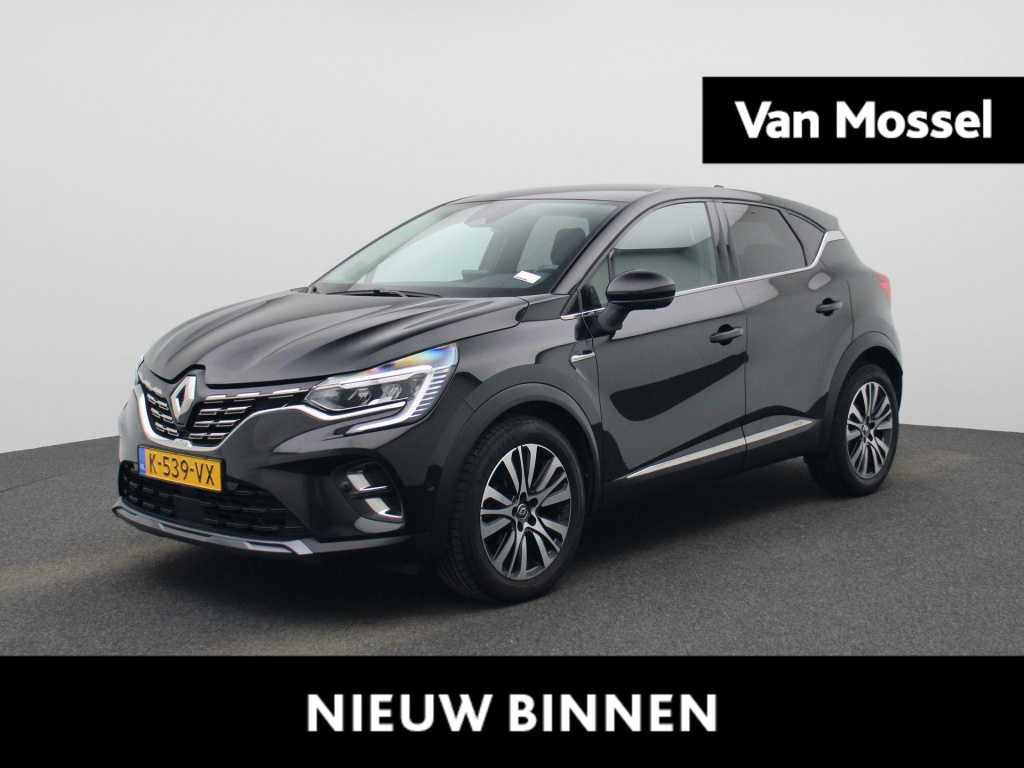 Renault Captur 1.3 tce 140 initiale paris | automaat | leder | navigatie | stoel verwarming | apple carplay | climate control | camera | parkeer sensoren | lmv | led |