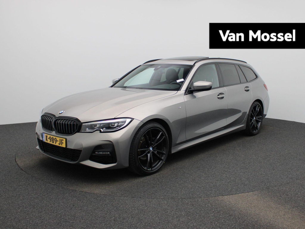 BMW 3-serie touring 318i high executive m-sport | automaat | panoramadak | lmv | navigatie | stoel verwarming | virtual cockpit | leder|  parkeer sensoren | elec. achterklep | virtual cockpit | camera | climate control | cruise contro...