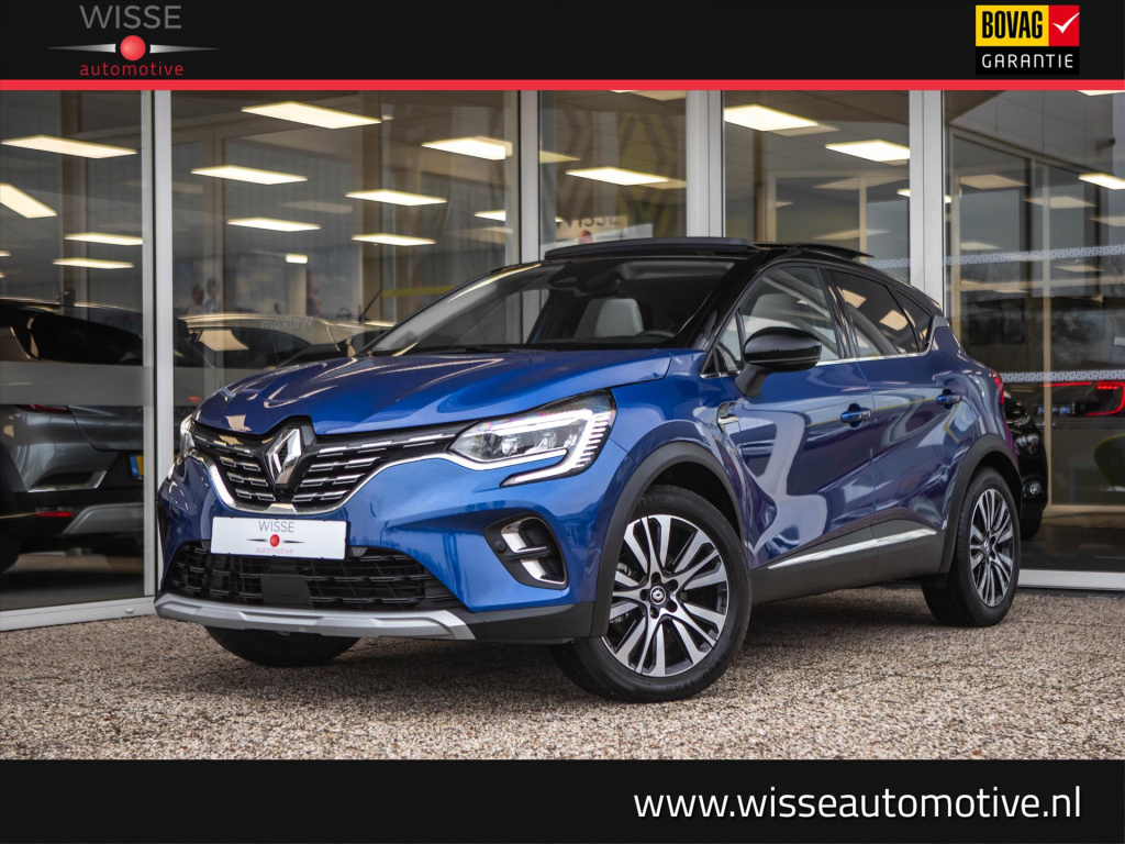 Renault Captur e-tech hybrid 145pk iconic automaat | panoramadak | 360 camera | leder | stoel & stuurverwarming