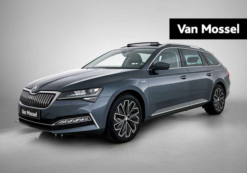 Skoda Superb 1.4 tsi iv dsg laurin & klement combi | automaat | vol-leder | panoramadak | trekhaak | apple carplay / android auto | standkachel | navigatie | stuur verwarming | memory seats | 360 camera | virtual cockpit | stoel verwar...