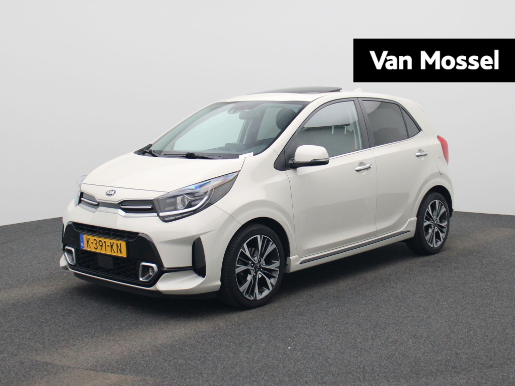 Kia Picanto 1.0 t-gdi gt-line 5p | navigatie | schuifdak | apple carplay / android auto | achteruitrijcamera | stoel- stuur verwarming | leder | parkeersensoren | climate control | lichtmetalen velgen |