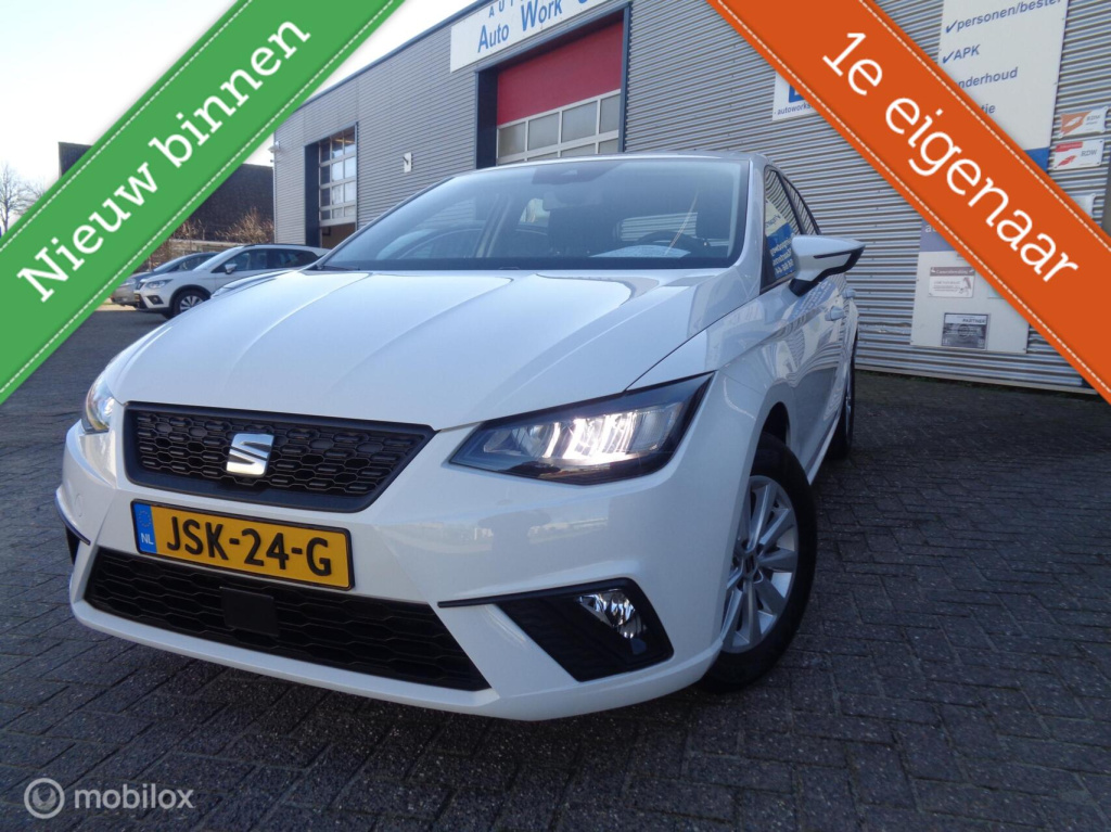 Seat Ibiza 1.0 mpi reference/airco/led/pdc/carplay/lm velgen/1st eig/slechts 48000km/nieuw model!