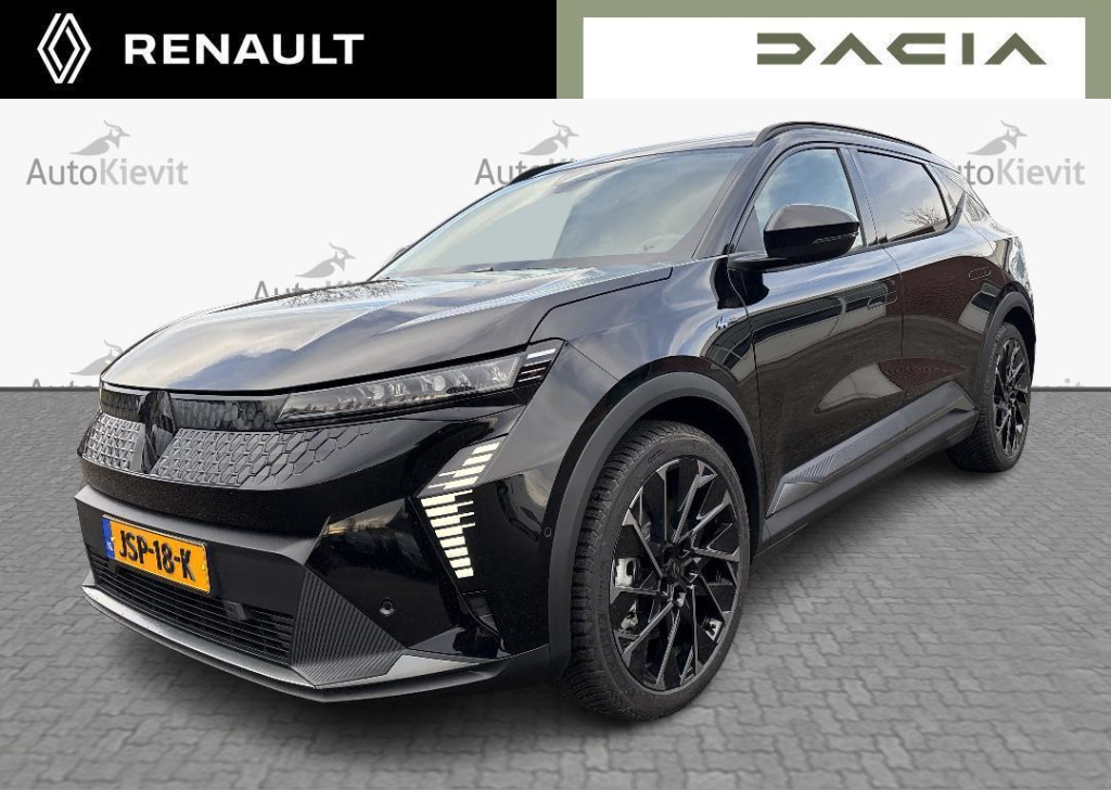 Renault Scenic e-tech ev87 long range esprit alpine - zwarte vloerbekleding esprit alpine / pack light & sound / all weather banden