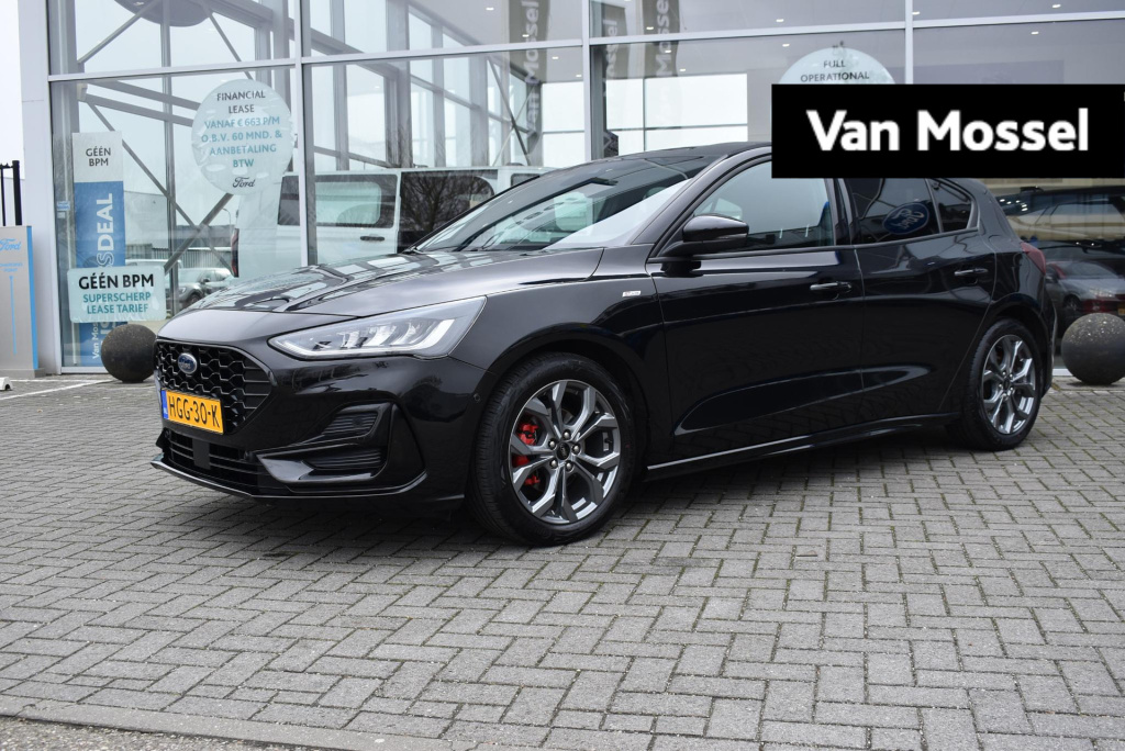 Ford Focus 1.0 ecoboost hybrid st line x | automaat | 155 pk | climate control | adaptieve cruise control | agr bestuurdersstoel | winterpakket | achteruitrijcamera | apple carplay/android auto |