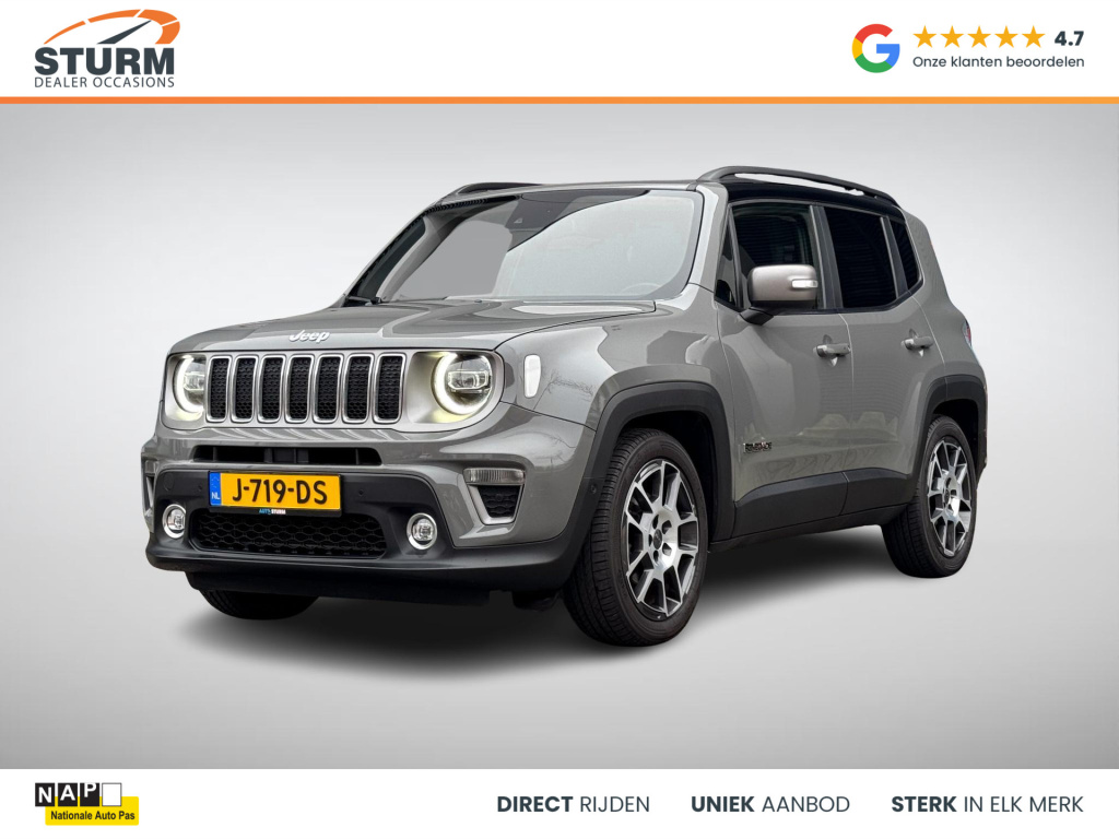 Jeep Renegade 1.3t ddct limited nl-auto incl. trekhaak!