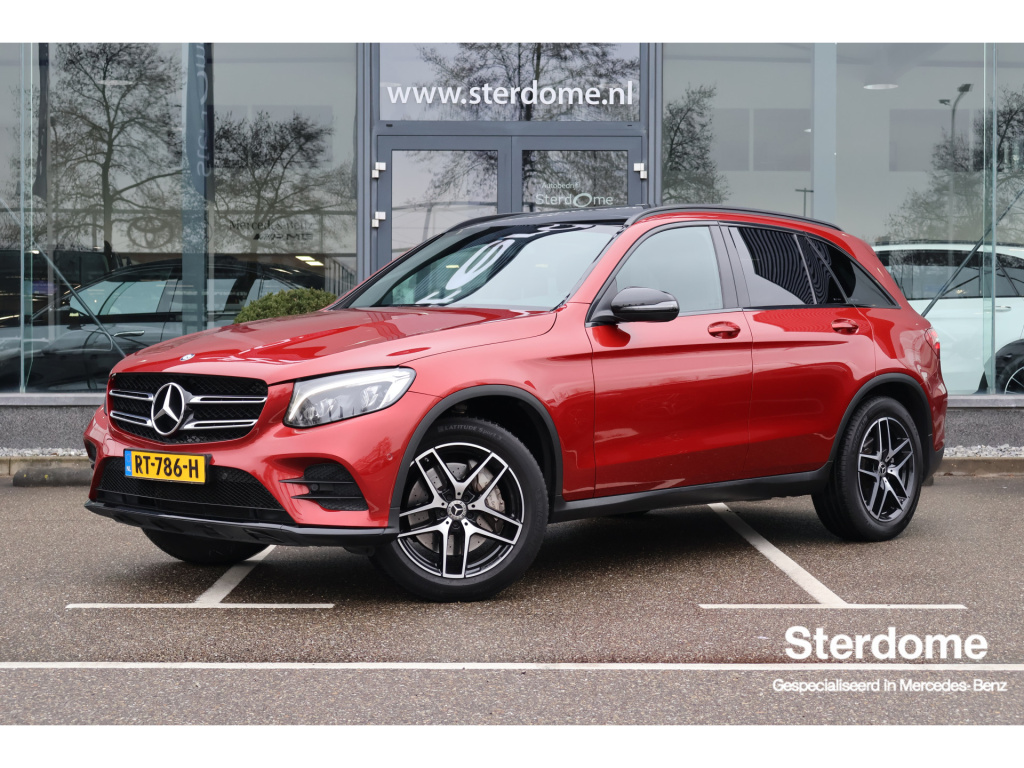 Mercedes-Benz Glc 250 d 4matic amg l panoramadak l trekhaak l stoelverwarming i camera i pts l led l airconditioning l