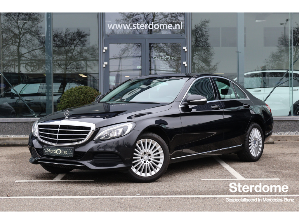 Mercedes-Benz C-Klasse 200 cdi ambition elegance i stoelverwarming i tempomaat i parkeer sensoren i led i airco i i lm velgen i 6 bak i navigatie i