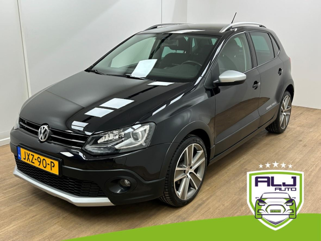 Volkswagen Polo occasion 1.2 tsi cross | zwart | tweedehands volkswagen polo cross | airco | cruisecontrol | stoelverwarming
