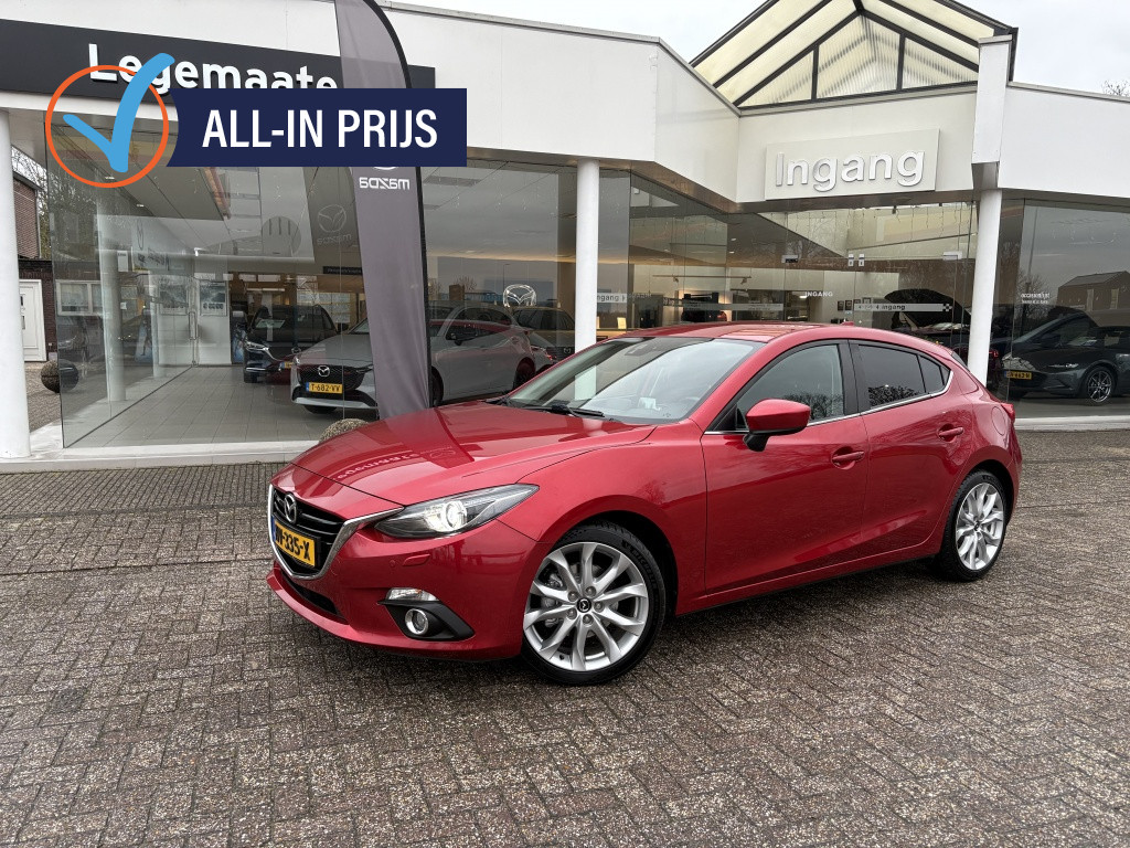 Mazda 3 2.0 gt-m leer bose 100% dealeronderhoud