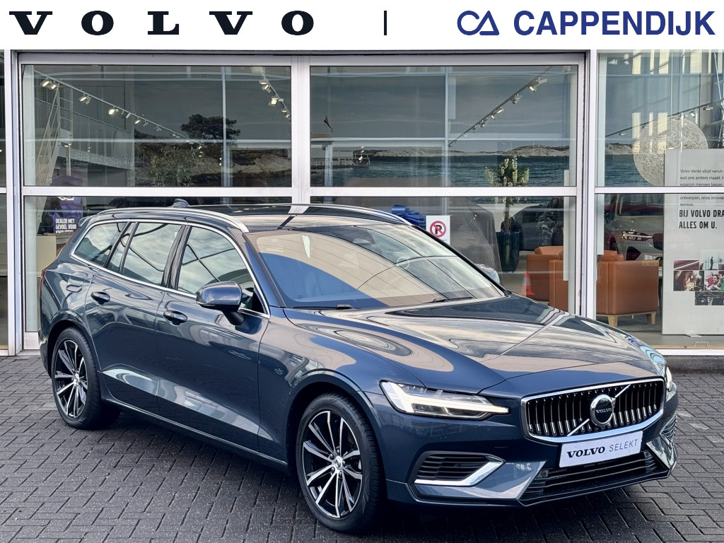 Volvo V60 t6 398pk recharge bright| leder| trekhaak| camera| awd| led