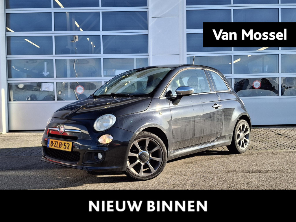 Fiat 500 1.2 nl | s uitvoering | 16'' lmv | halfleren stoelen | airco |