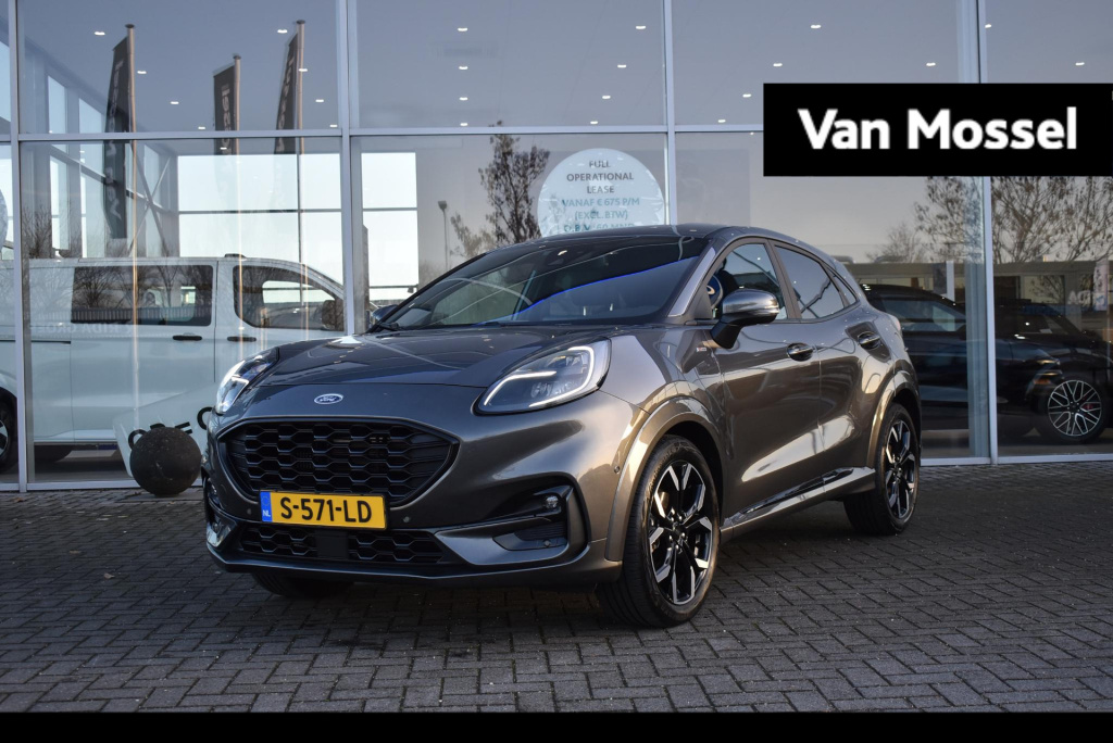 Ford Puma 1.0 ecoboost hybrid st-line x | climate control | adaptive cruise control | elektrische kofferklep | b&o-soundsystem | achteruitrijcamera | dodehoekdetectie | apple carplay/ android auto |