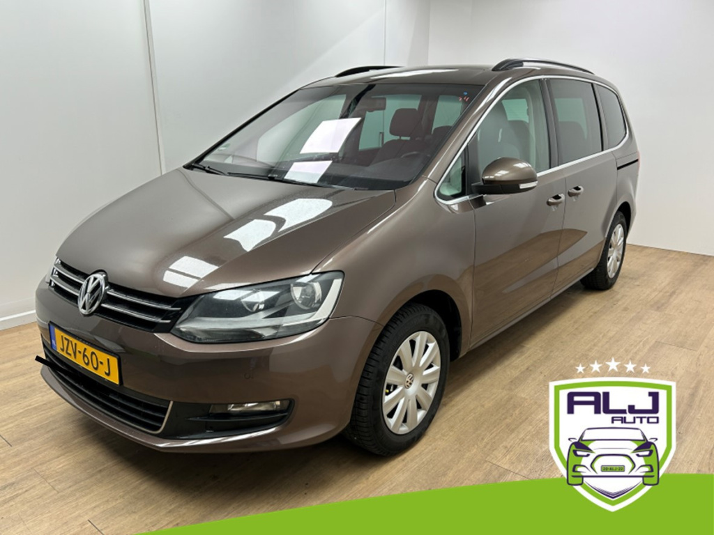 Volkswagen Sharan occasion 1.4 tsi comfortline 7p. | bruin | tweedehands volkswagen sharan | airco | aux audio | cruisecontrol