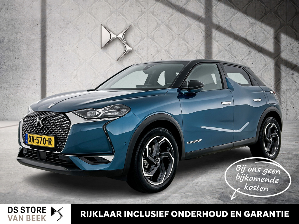 Ds Ds 3 crossback 155 pk automaat grand chic | rijklaar | stoelverwarming | adaptive cruise | leder |