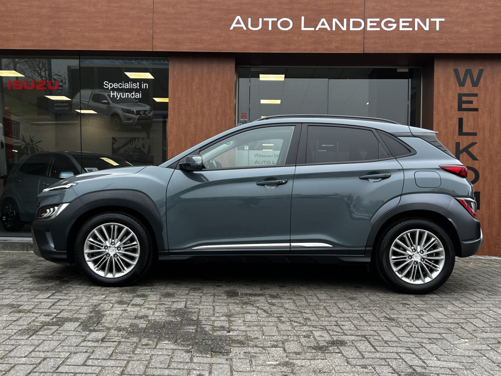 Hyundai Kona 1.6 gdi hev premium sky | lederen bekleding | stoel/stuur verwarming en koeling | schuif/kanteldak