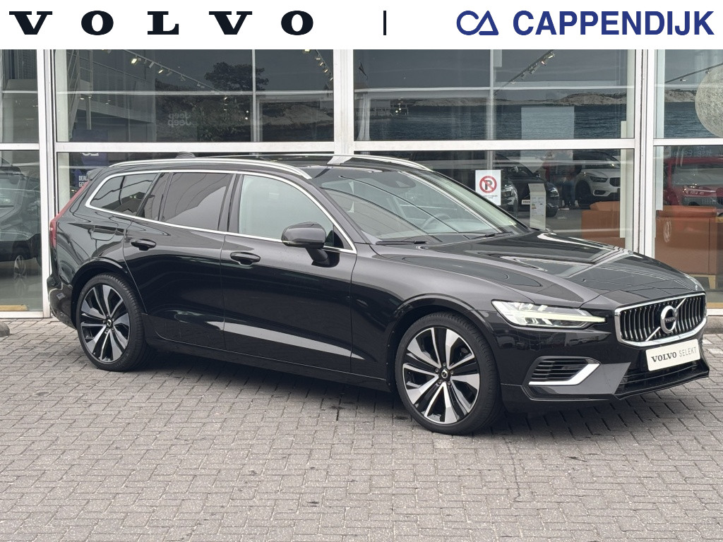 Volvo V60 t6 398pk recharge bright| leder| trekhaak| camera| awd|