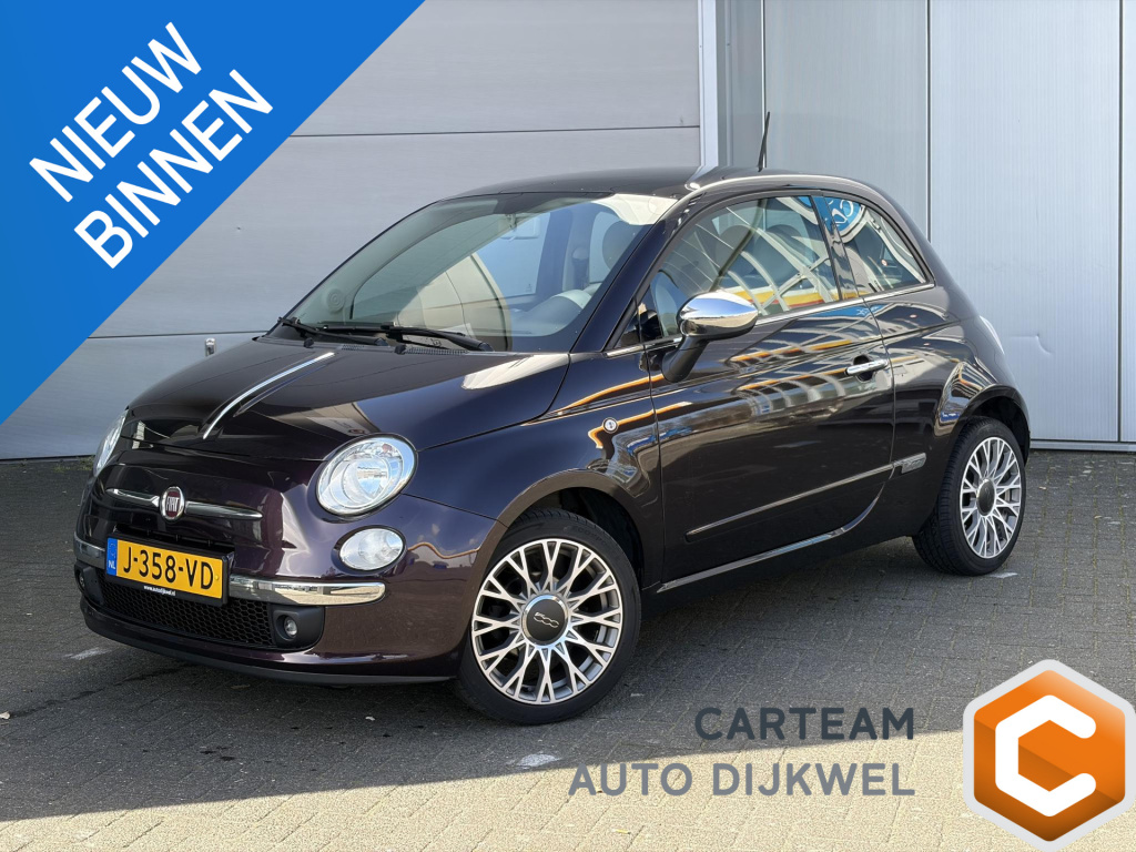 Fiat 500 1.2 lounge pano/unieke uitvoering!