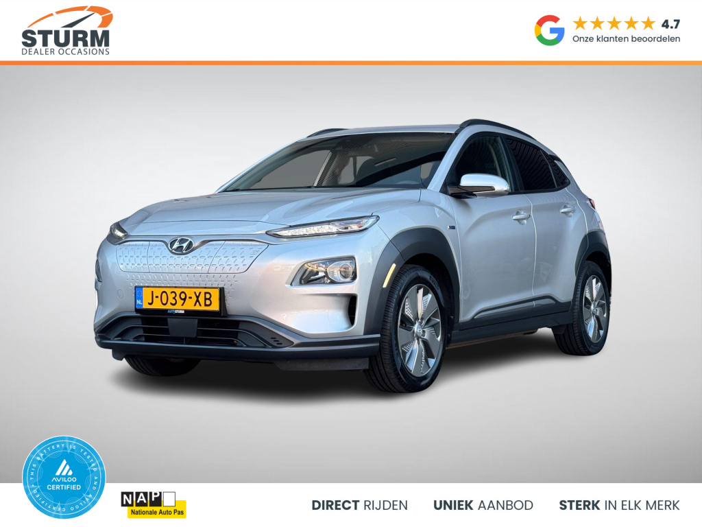 Hyundai Kona ev fashion 64 kwh 3-fase lader, soh 96%!