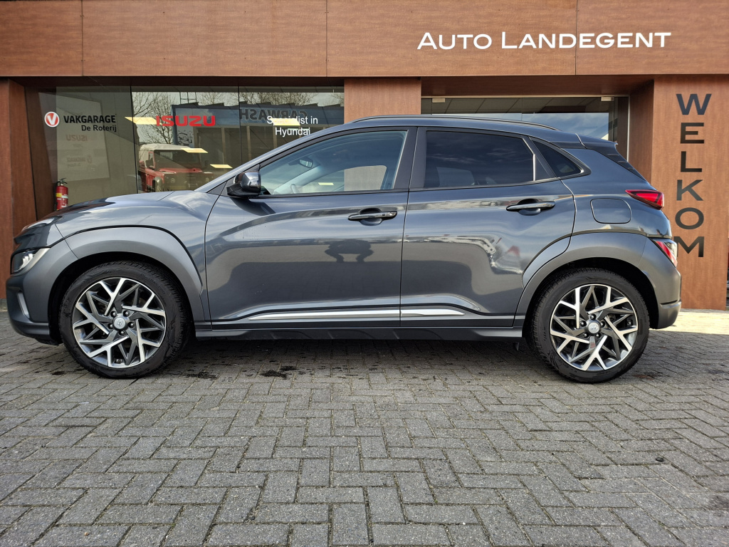 Hyundai Kona 1.6 gdi hev premium | lederen bekleding | stoel/stuur verwarming en koeling | trekhaak