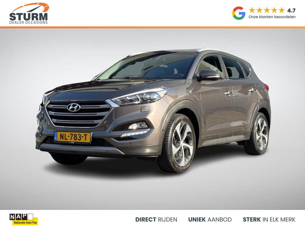 Hyundai Tucson 1.6 t-gdi premium 4wd nl-auto incl. trekhaak afneembaar!