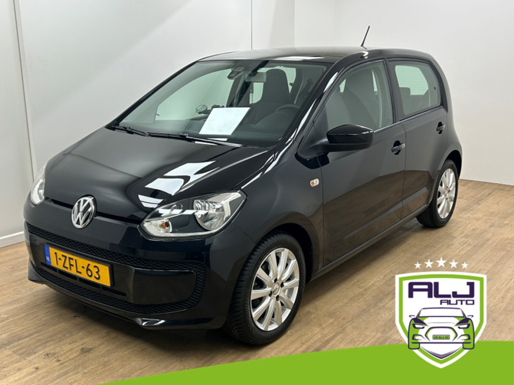 Volkswagen UP! occasion 1.0 move up! bluemotion | zwart | tweedehands volkswagen up | airco | aux audio