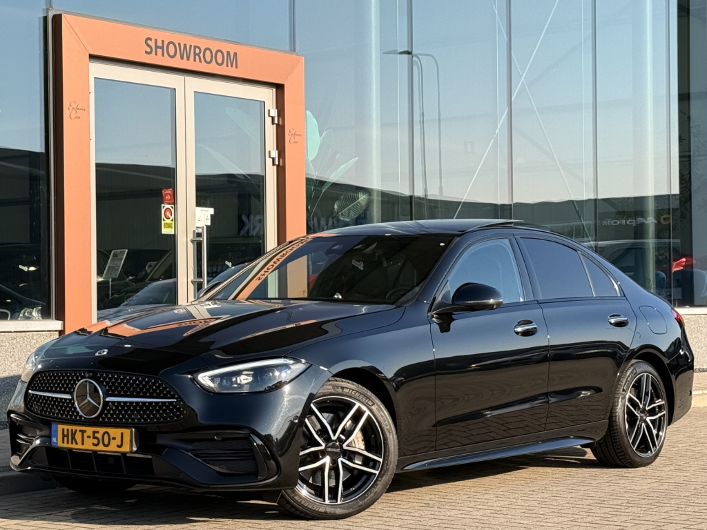 Mercedes-Benz C-Klasse 300 e amg line limited | memory | leder | pano | acc | 360 | head-up | night pakket