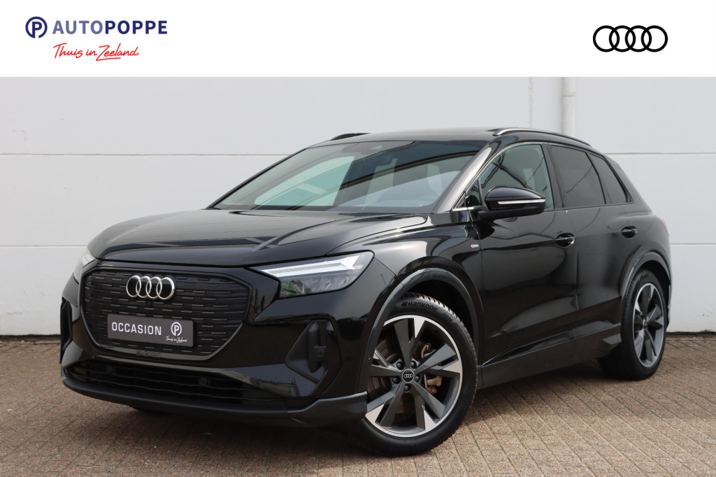 Audi Q4 E-tron 40 s edition 204pk 77 kwh | camera | trekhaak | hud | carplay