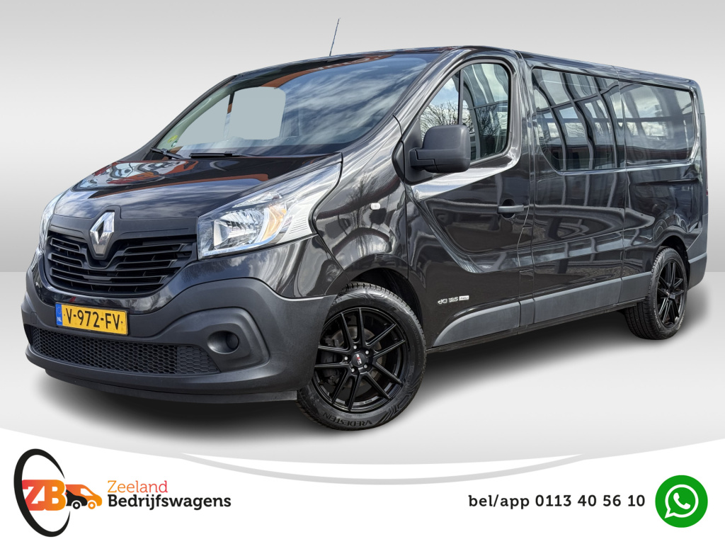 Renault Trafic 1.6 dci t29 l2h1 dc | nl-auto | 18'' sportvelgen | trekhaak | camera | navi
